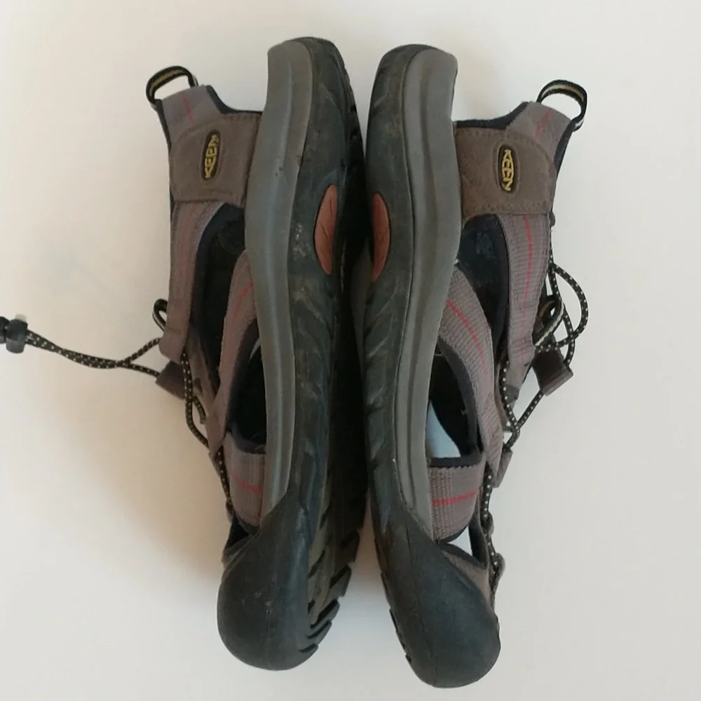 Keen Venice H2 Sandal,‎ Men Size 8.5, Euro 41, Gray And Orange, Waterproof, Hike